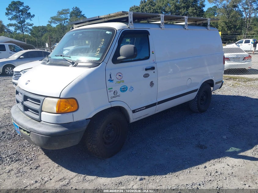 DODGE RAM VAN 1500 1999 VIN 2B7HB11X5XK562001