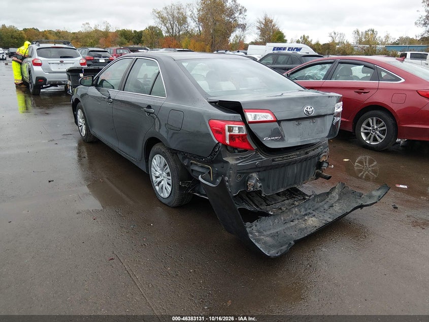 Vin: 4t4bf1fk9cr210410, lot: 46883478, toyota camry l 20123