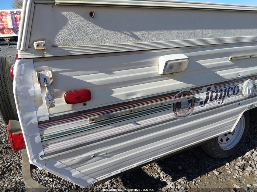 JAYCO POP UP CAMPER 1990 VIN 1UJAJ01F7L1BM1380