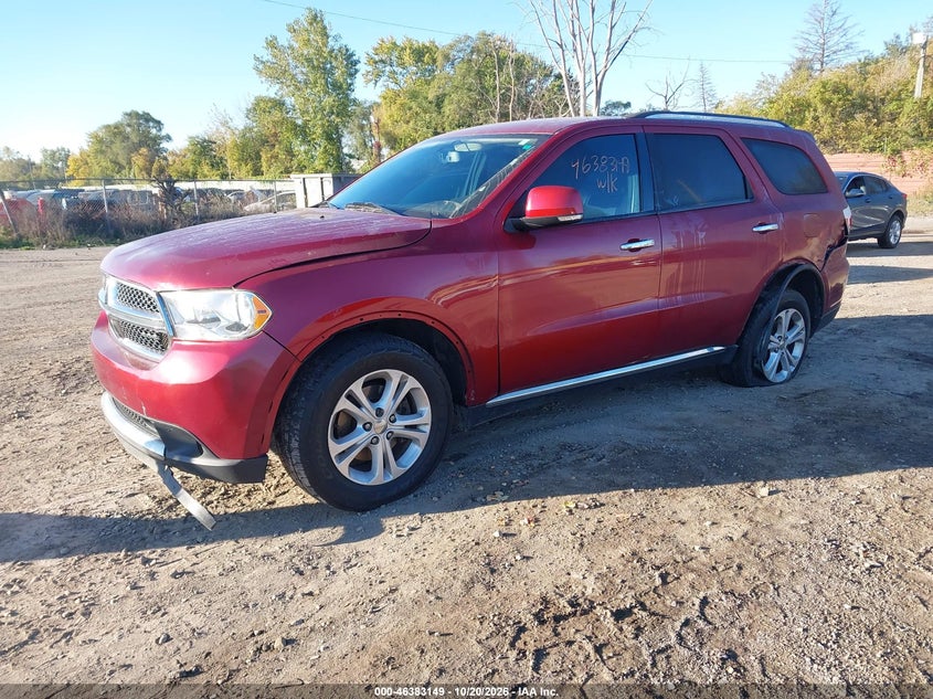 2013 Dodge Durango Crew, All Over, IAAI, VIN 1C4RDJDG0DC676459 — photo 2