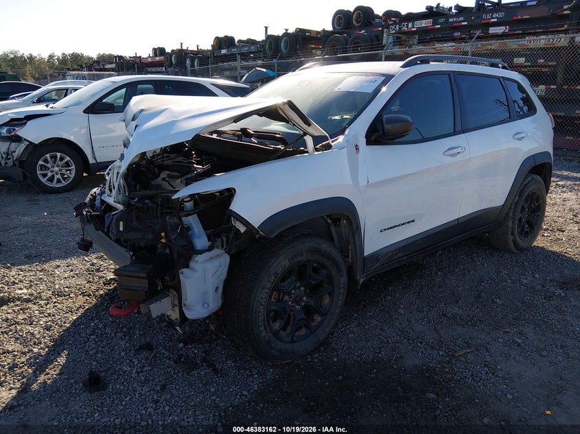 Vin: 1c4pjmbx4md244696, lot: 46883509, jeep cherokee trailhawk 4x4 20212