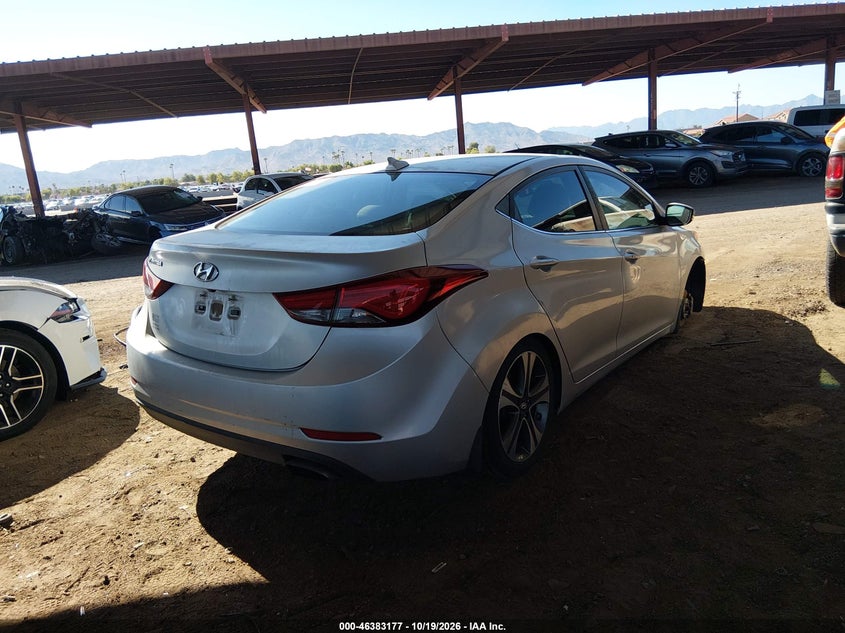 Vin: kmhdh4ah8gu558473, lot: 46883524, hyundai elantra sport 20164