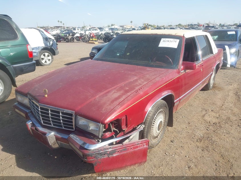 1993 Cadillac Deville, Неизвестно, IAAI, VIN 1G6CD53B1P4279864 — фото 2