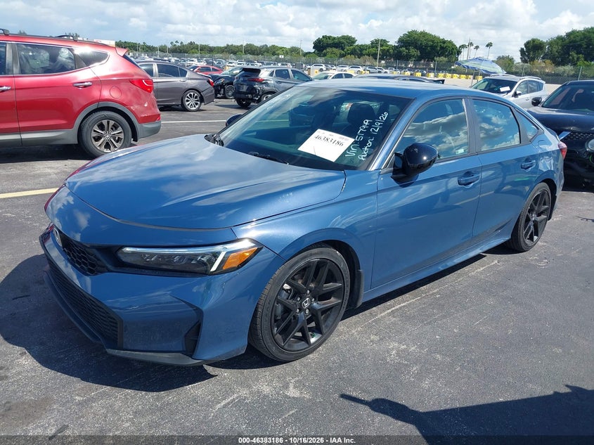 Vin: 2hgfe2f53th517949, lot: 46883533, honda civic sport 20262