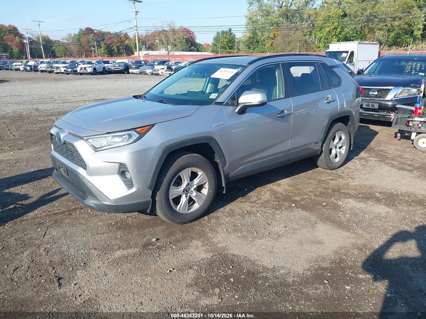 Vin: jtmrwrfv0md112499, lot: 46883548, toyota rav4 hybrid xle 20212