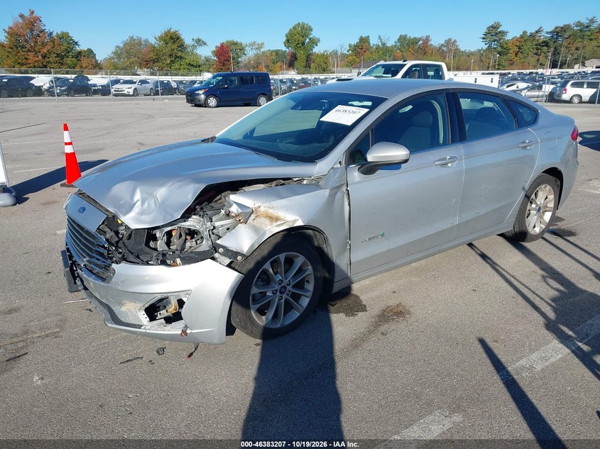 Vin: 3fa6p0lu0kr226388, lot: 46883554, ford fusion hybrid se 20192
