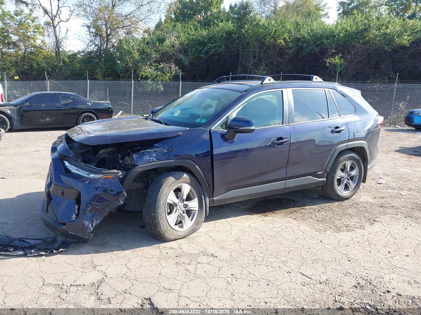 Vin: jtmrwrfv5pd168135, lot: 46883569, toyota rav4 hybrid xle 20232