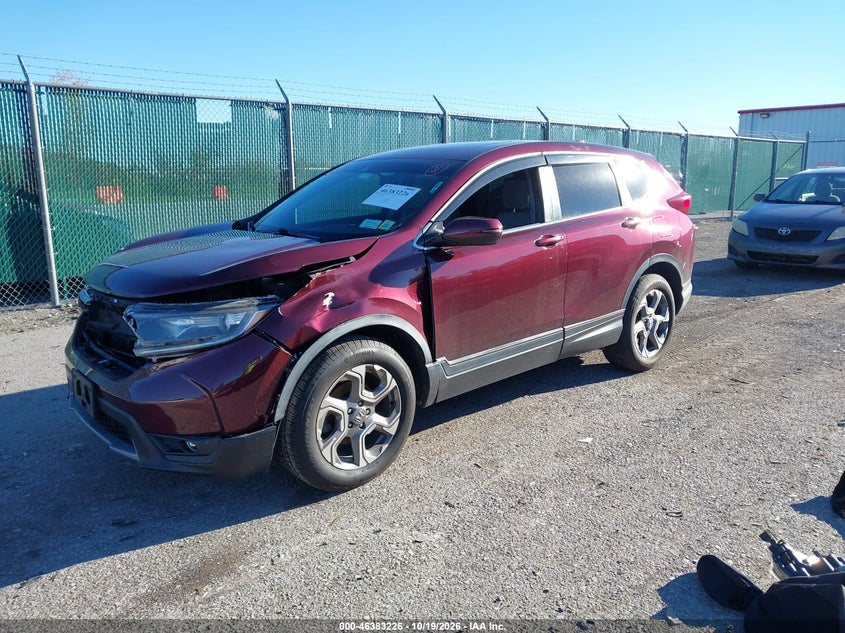 Vin: 2hkrw2h58kh600725, lot: 46883573, honda cr-v ex 20192