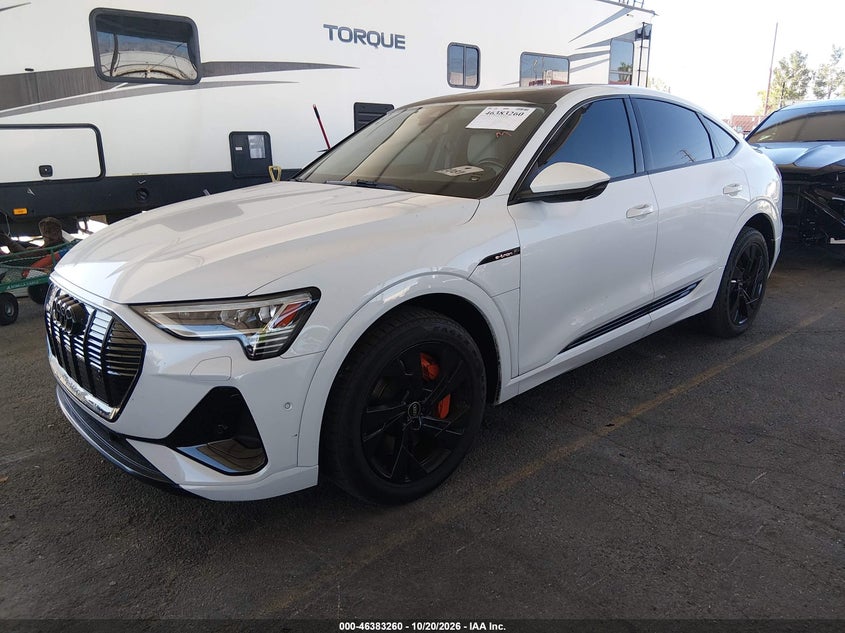 Vin: wa12aage2mb022891, lot: 46883607, audi e-tron sportback premium plus quattro 20212