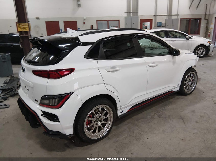 Vin: km8kh3ac4nu001790, lot: 46883631, hyundai kona n 20224