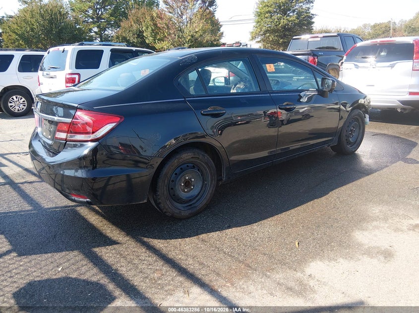 Vin: 19xfb2f87ee027689, lot: 46883633, honda civic ex 20144