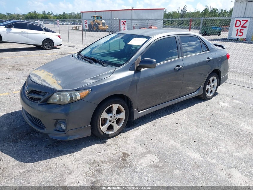 Vin: 2t1bu4ee9bc617902, lot: 46883643, toyota corolla s 20112