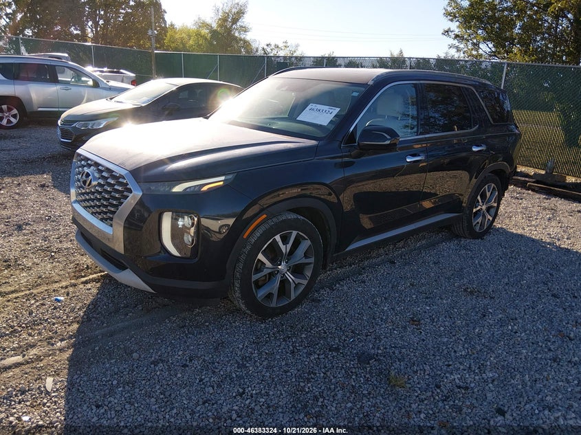 2020 Hyundai Palisade Sel, Удар сзади, IAAI, VIN KM8R44HE3LU040097 — фото 2