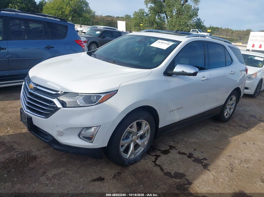 2021 Chevrolet Equinox Fwd Premier, Engine Damage, IAAI, VIN 3GNAXNEV2MS180489 — photo 2