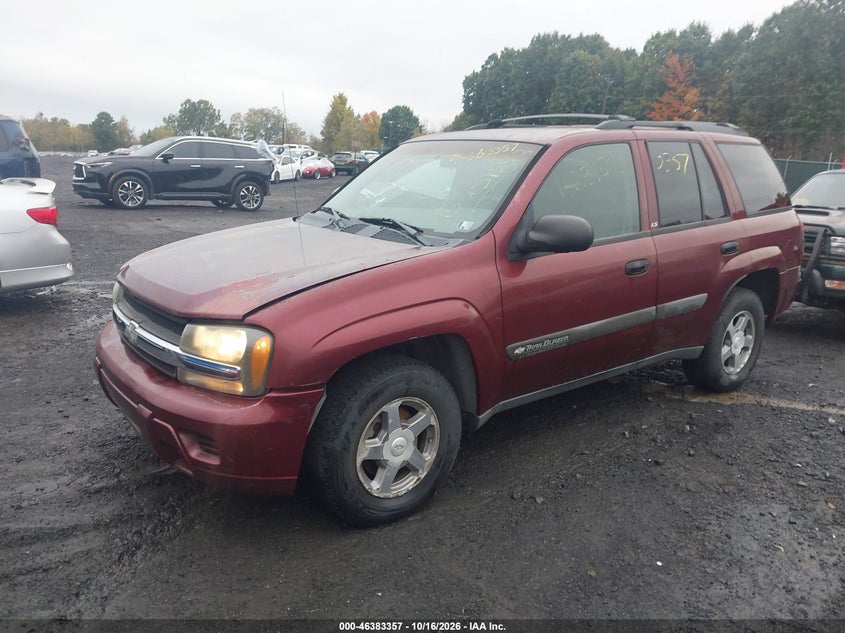 2004 Chevrolet Trailblazer Ls, Normal Wear & Tear, IAAI, VIN 1GNDT13S842275368 — photo 2
