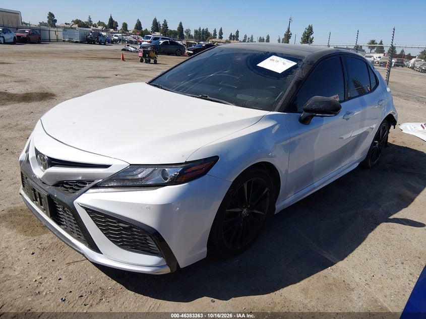 Vin: 4t1kz1ak8nu064013, lot: 46883710, toyota camry xse v6 20222