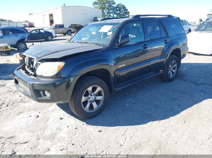 2007 Toyota 4Runner Limited V6, Неизвестно, IAAI, VIN JTEZU17R878088275 — фото 2