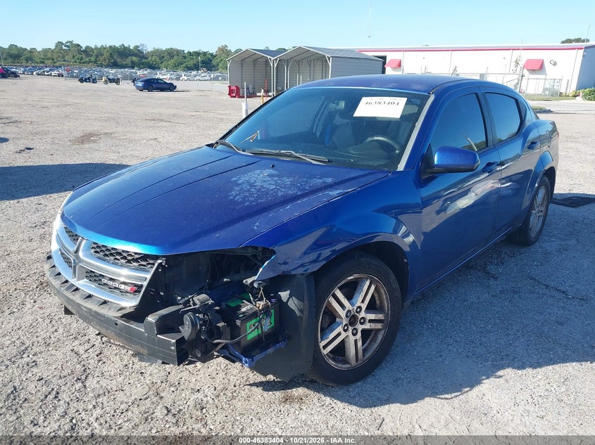 Vin: 1c3cdzcb1cn198618, lot: 46883751, dodge avenger sxt 20122