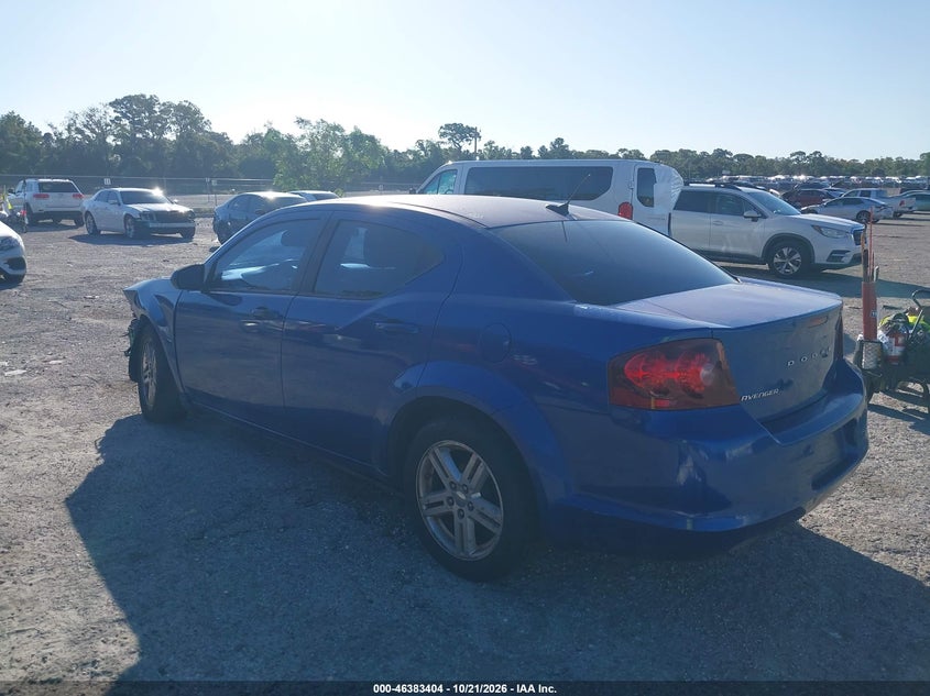 Vin: 1c3cdzcb1cn198618, lot: 46883751, dodge avenger sxt 20123
