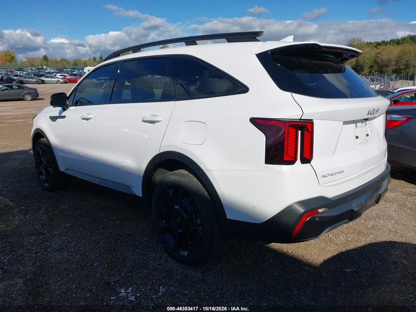 Vin: 5xyrkdjf3rg266230, lot: 46883764, kia sorento x-line sx 20243