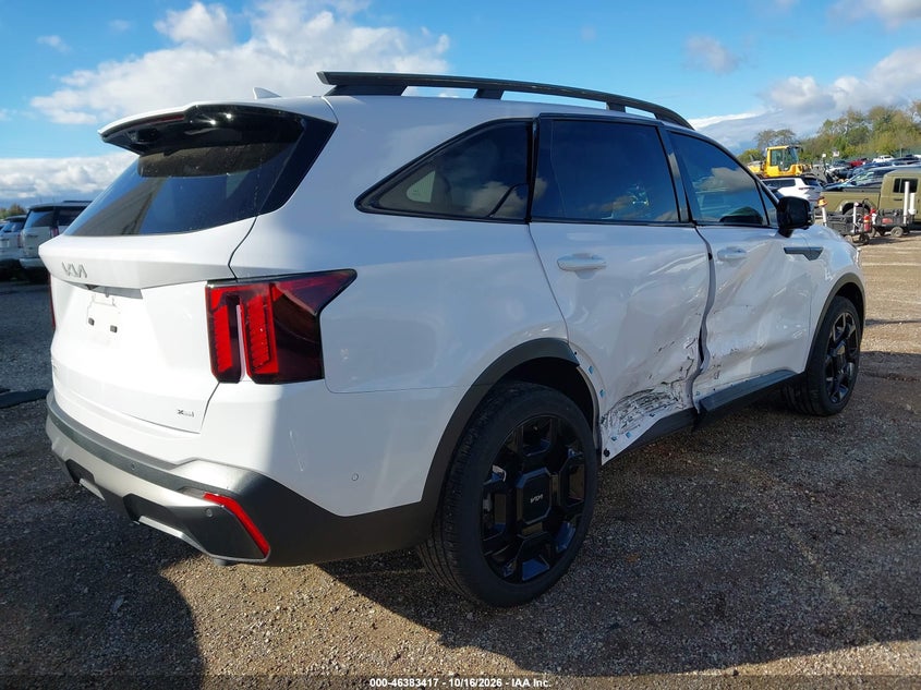 Vin: 5xyrkdjf3rg266230, lot: 46883764, kia sorento x-line sx 20244