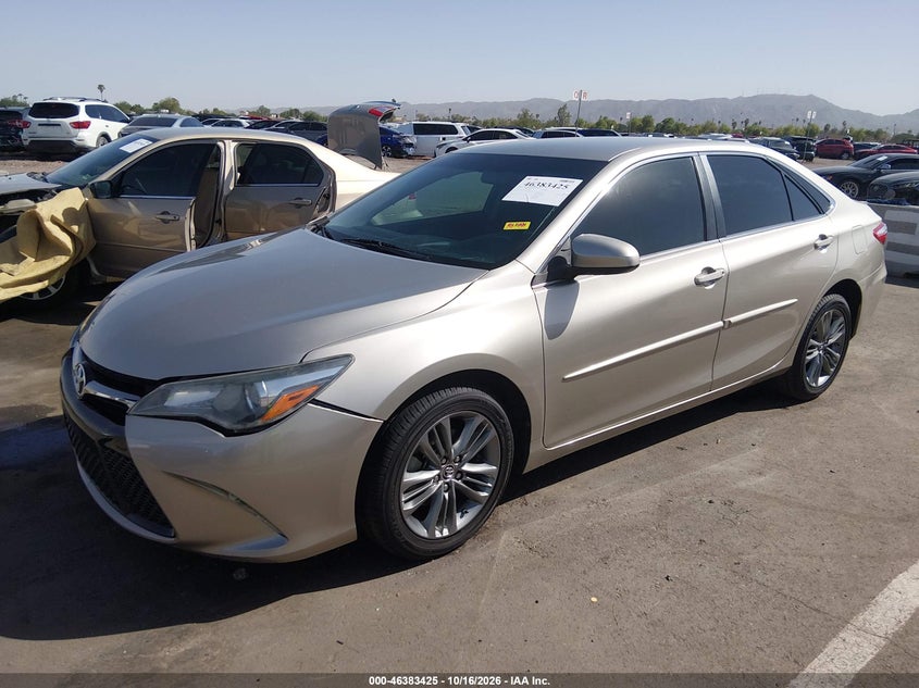 Vin: 4t1bf1fkxgu122434, lot: 46883772, toyota camry se 20162
