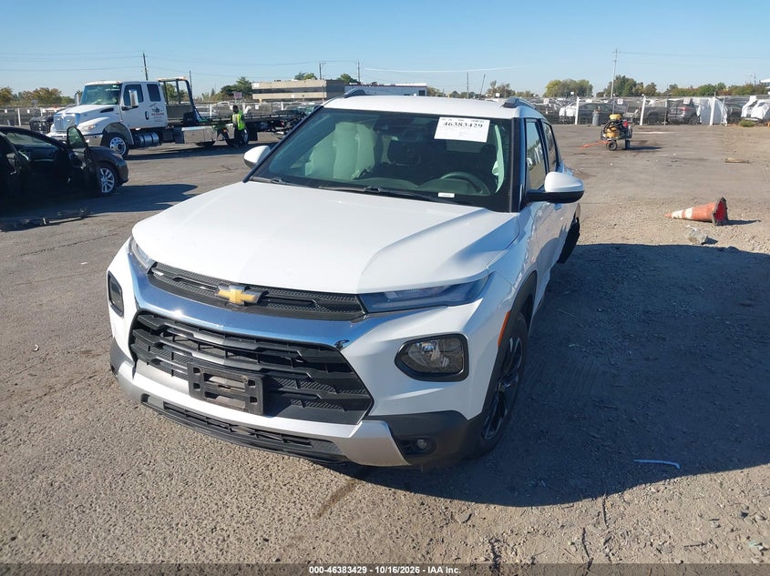 2021 Chevrolet Trailblazer Fwd Lt, Левый бок, IAAI, VIN KL79MPS20MB114445 — фото 2