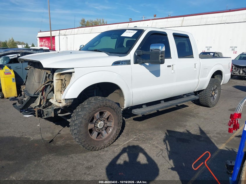 Vin: 1ft7w2b61deb05889, lot: 46883780, ford f-250 lariat 20132