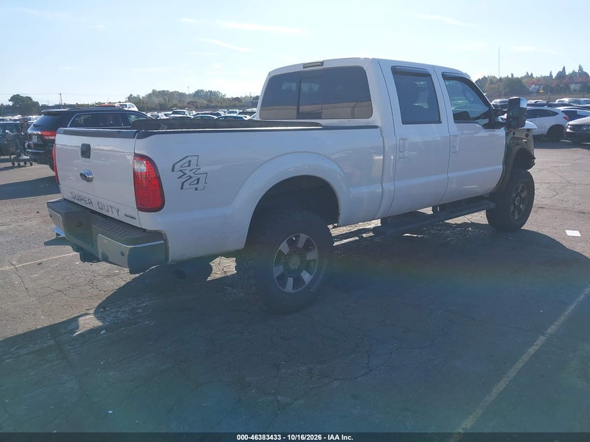 Vin: 1ft7w2b61deb05889, lot: 46883780, ford f-250 lariat 20134