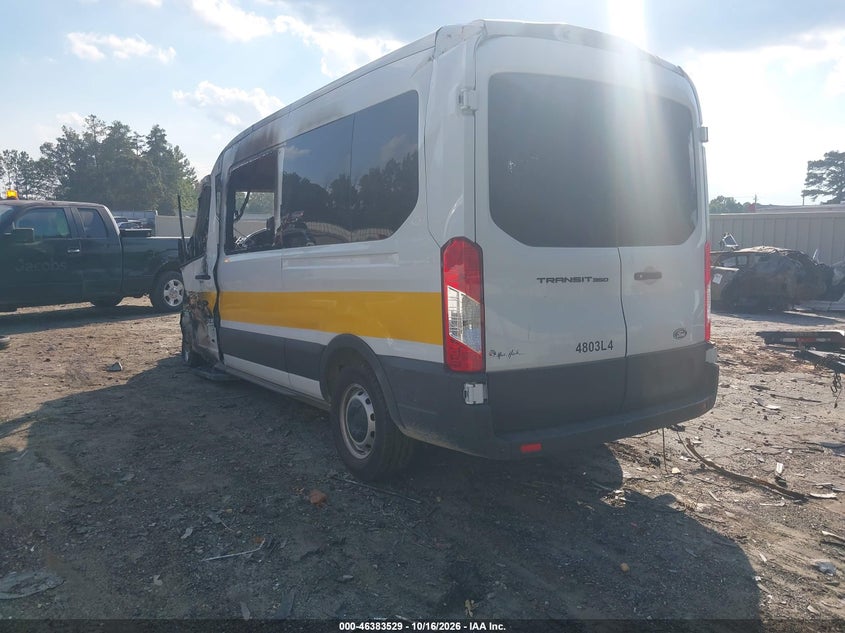 Vin: 1fbax2c88tka48372, lot: 46883876, ford transit-350 passenger van xl 20263