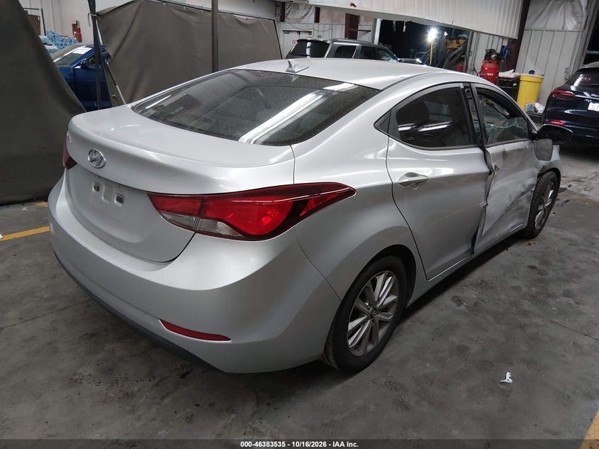 Vin: kmhdh4ae0gu531001, lot: 46883882, hyundai elantra se 20164