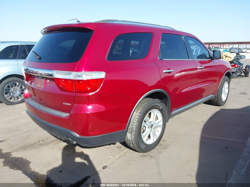 Vin: 1c4rdhdg5dc682685, lot: 46883888, dodge durango crew 20134