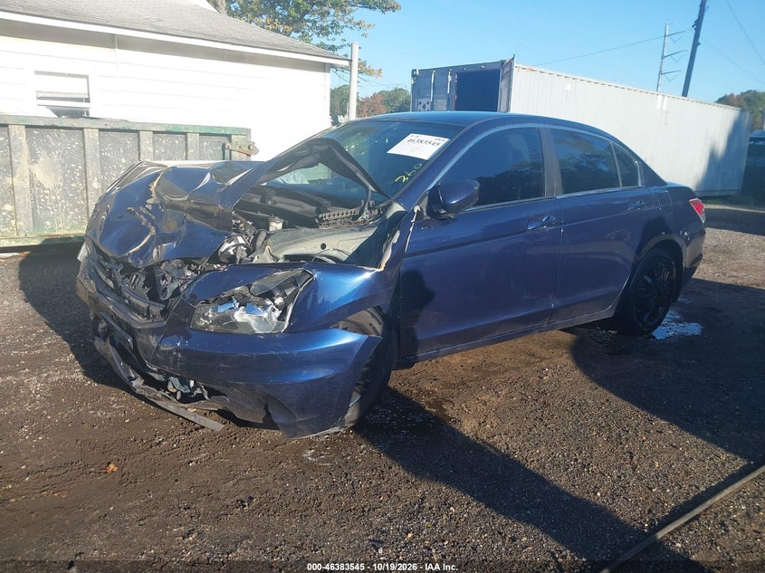 Vin: 1hgcp2f33ca109252, lot: 46883892, honda accord 2.4 lx 20122