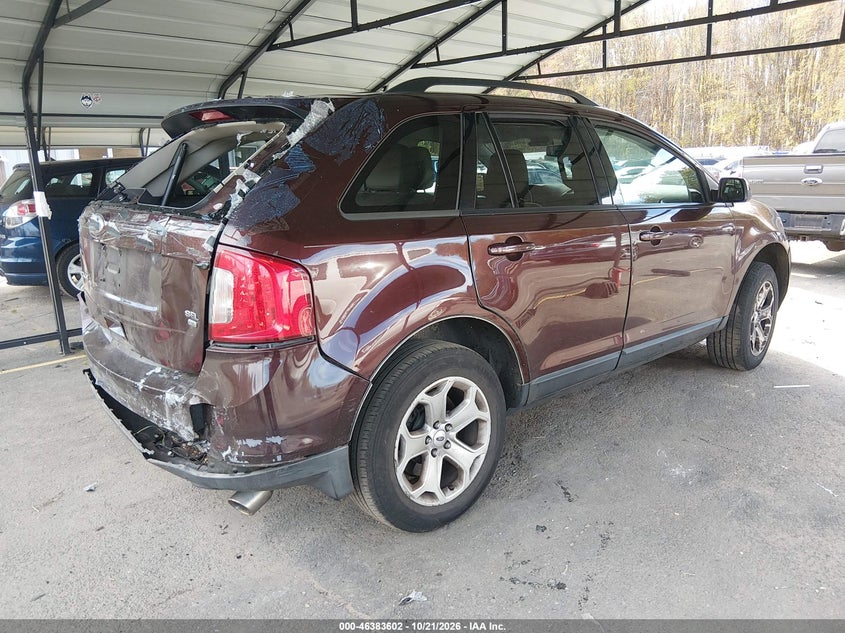 Vin: 2fmdk4jc8cba39221, lot: 46883949, ford edge sel 20124