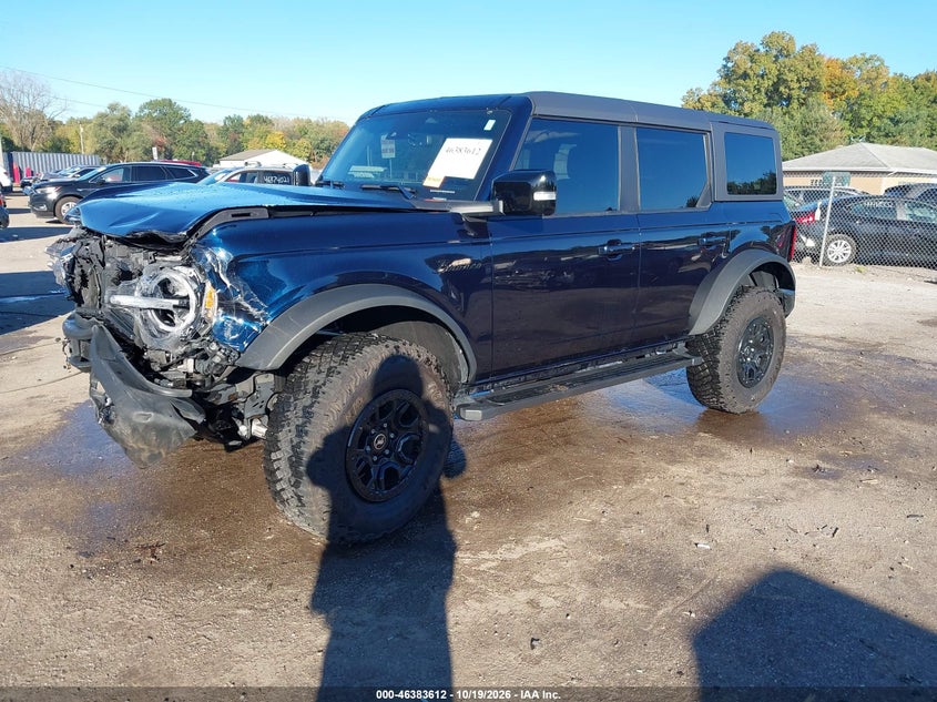 Vin: 1fmee5dp0mlb05150, lot: 46883959, ford bronco wildtrak 20212
