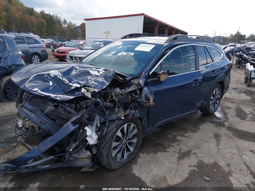 Vin: 4s4btgnd6p3174065, lot: 46884004, subaru outback limited xt 20232