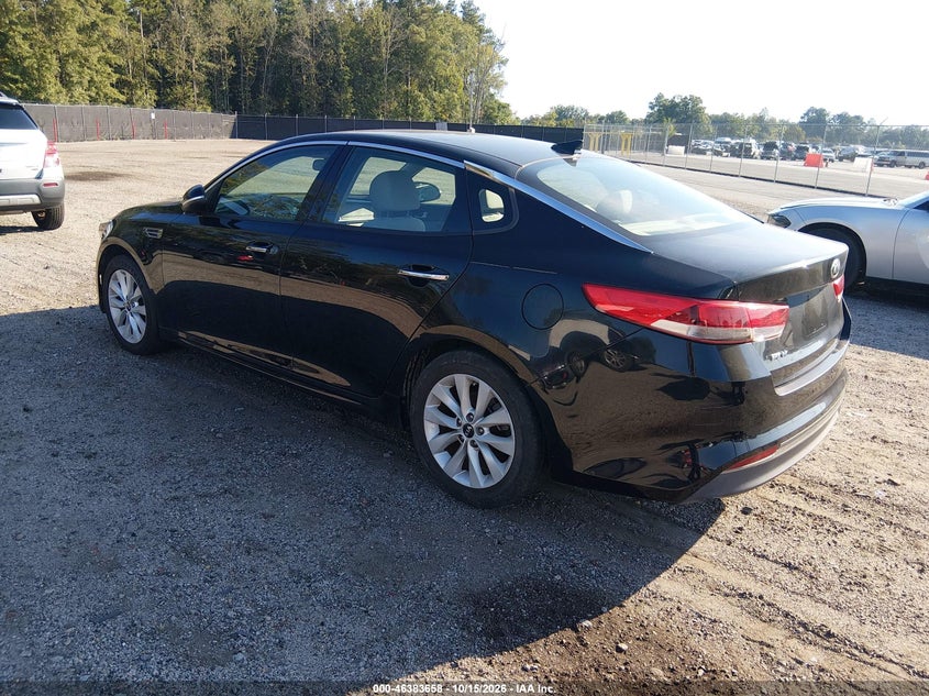 Vin: 5xxgt4l30gg049436, lot: 46884005, kia optima lx 20163