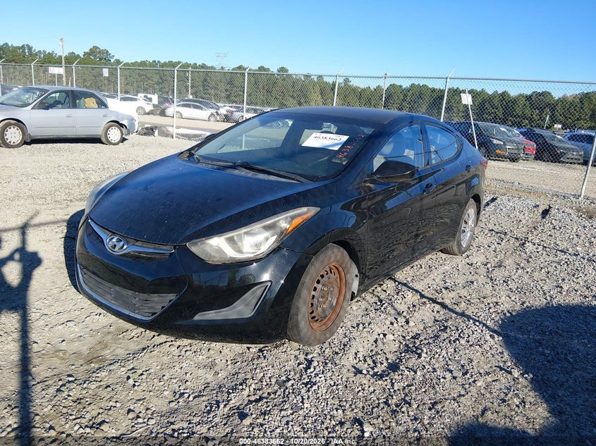 2016 Hyundai Elantra Se, Normal Wear & Tear, IAAI, VIN 5NPDH4AE0GH714848 — photo 2