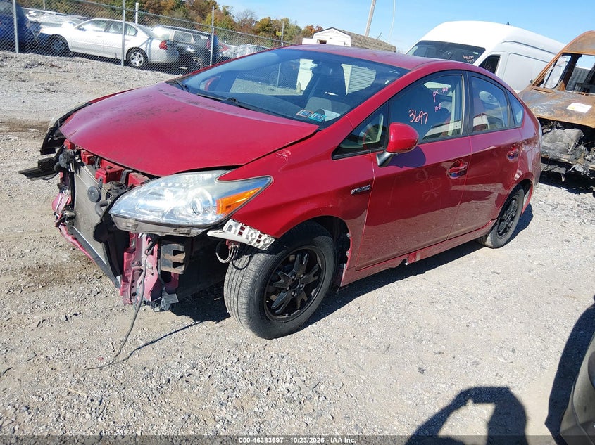Vin: jtdkn3du0f0397548, lot: 46884044, toyota prius two 20152