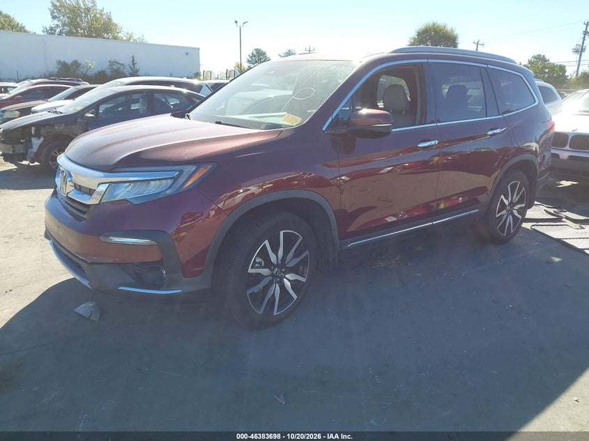 2022 Honda Pilot Awd Elite, Suspension, IAAI, VIN 5FNYF6H09NB008759 — photo 2