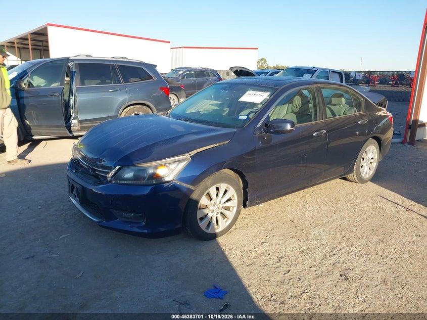 Vin: 1hgcr2f83ea136802, lot: 46884048, honda accord ex-l 20142
