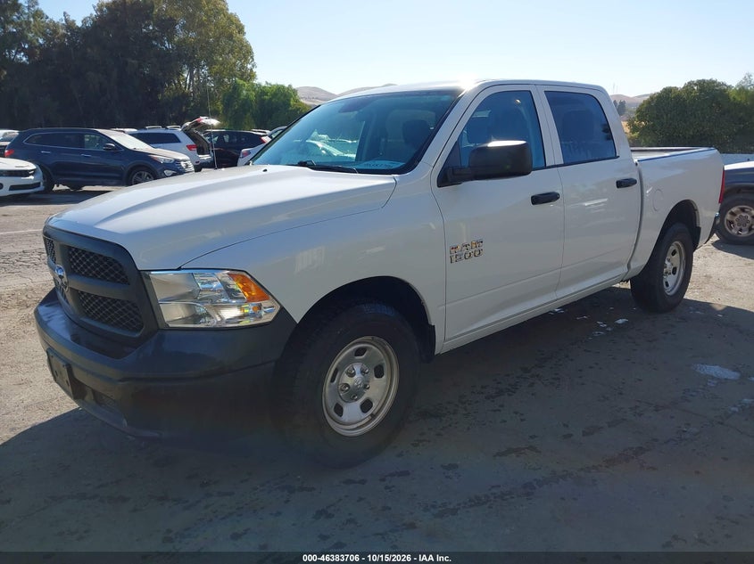 Vin: 1c6rr6kg8js272559, lot: 46884053, ram 1500 tradesman  4x2 5'7 box 20182
