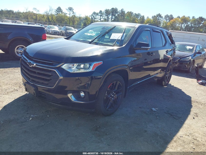 2020 Chevrolet Traverse Awd Premier, Удар сзади, IAAI, VIN 1GNEVKKW3LJ140795 — фото 2