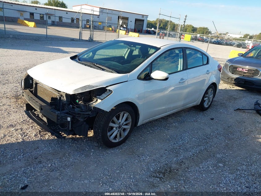 Vin: 3kpfl4a75he064350, lot: 46884092, kia forte s 20172