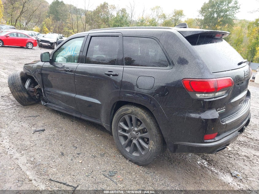 Vin: 1c4rjfcm8jc396930, lot: 46884093, jeep grand cherokee high altitude 4x4 20183