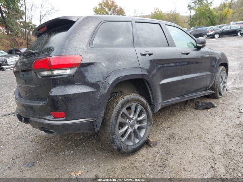 Vin: 1c4rjfcm8jc396930, lot: 46884093, jeep grand cherokee high altitude 4x4 20184