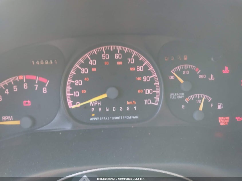 PONTIAC TRANS SPORT 1998 VIN 1GMDX03E9WD289901