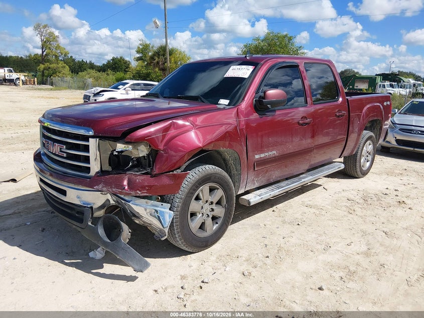 Vin: 3gtp2we78dg260696, lot: 46884123, gmc sierra 1500 slt 20132