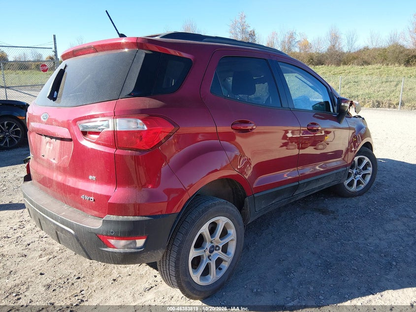 Vin: maj6p1ul8jc170497, lot: 46884166, ford ecosport se 20184