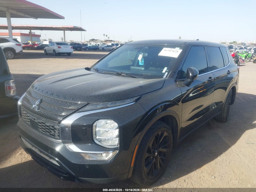 Vin: ja4j4va81rz053352, lot: 46884175, mitsubishi outlander se black edition w/pano roof s-awc 20242